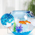 0.89LB Blue Sea Glass Pebbles for Fish Tanks Decorations, Aquarium Gravel Rocks, Glass Gems Stones Beads Pebbles Rock Sand Vase Filler