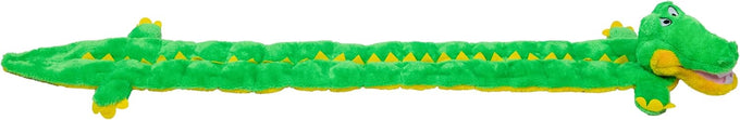 outward hound xxl squeaker matz plush gator dog toy for mild to medium chewers