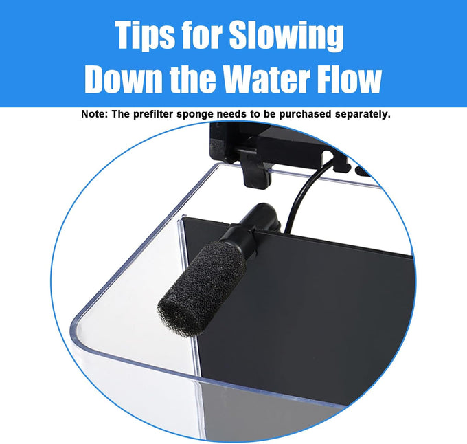 AQUANEAT 1.2 Gallon Small Rectangular Betta Fish Tank Starter Kit with LED Light and Water Filter Pump