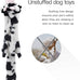 Sharlovy dog squeaky toys 5 pack plush no stuffing crinkle durable pet chew for large medium small puppies