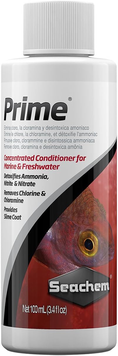 seachem prime freshwater and saltwater conditioner 500ml chemical remover and detoxifier