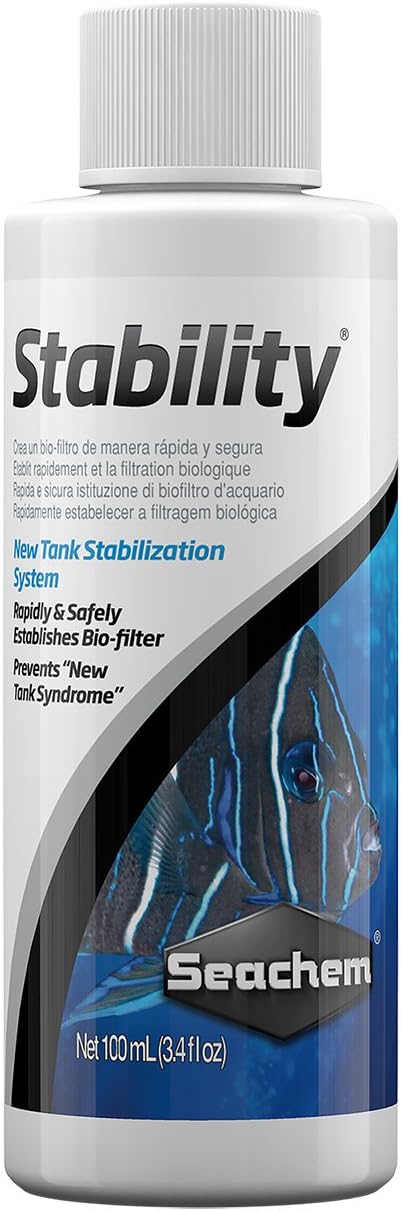 Seachem Stability Fish Tank Stabilizer - 16.9 Fl Oz For Freshwater and Marine Aquariums, Pack of 1