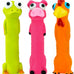 chiwava 3 pack 9 inch squeaky latex dog toys for small medium dogs interactive play