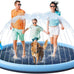 Vistop 67" Non-Slip Splash Pad for Kids and Dogs with Thickened Sprinkler Pool and Fun Fountain Play Mat