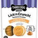 Three Dog Bakery Lick'n Crunch! Strawberry Shortcake Dog Treats, 13 oz, Crunchy Sandwich Cookies with Real Strawberries & Vanilla Cream Filling