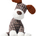 Brown Durable Dog Stuffed Toy for Aggressive Chewers, Interactive Squeaky Teething Toy for Small Medium Large Dogs Puppy