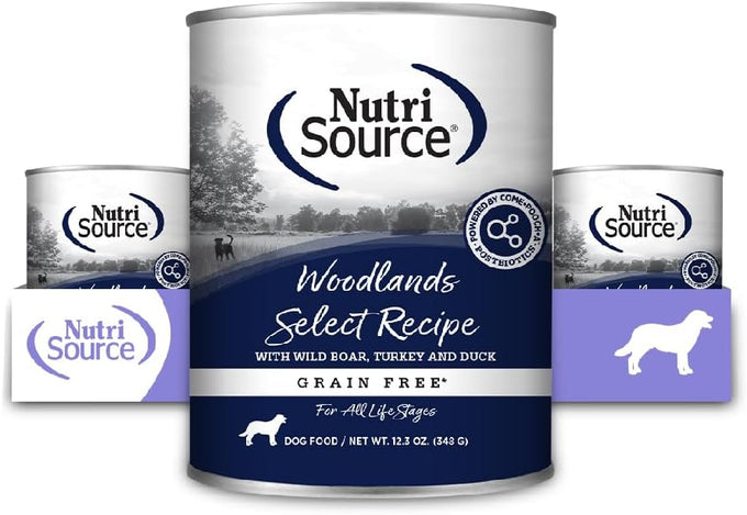 NutriSource Grain Free Chicken Recipe Dog Food, 12.3 Oz, Pack of 12