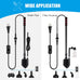 20w 110v 320gph electric aquarium gravel cleaner, vacuum, water changer and sand washer set with adjustable tube