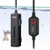 hygger 50w mini submersible heater for 5-10 gallon betta aquarium with digital display controller