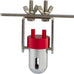 Impossiball large stainless steel bird toy for macaw enrichment and parrot foraging with durable treat dispenser