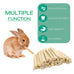 Bamboo Molar Treats for Small Animals, 300g, Natural, 100% Bamboo, Chews for Rabbits, Chinchillas, Guinea Pigs