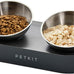 petkit 304 stainless steel elevated cat and dog bowls, non-slip, anti-vomiting, 15° tilted, dishwasher-safe