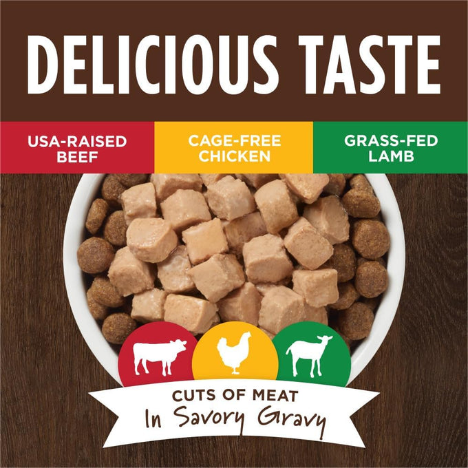 Nature's Variety Instinct Grain Free Dog Food Topper Variety Pack 3 oz Pouches Pack of 12