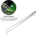 ohtomber aquascape 4pcs terrarium supplies with long tweezers, feeding tongs, aquarium scissors, and algae scraper