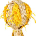 hand-woven natural rattan hot air balloon bird toy for small to medium parrots