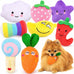 loyee dog squeaky toys 8 pack plush puppy chew set for medium small dogs pet supplies