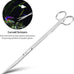 ohtomber aquascape 4pcs terrarium supplies with long tweezers, feeding tongs, aquarium scissors, and algae scraper