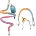 3PCS Bird Perch Gradient Ropes for Parrot Cages Climbing Ropes, Soft Cotton Material Double Swing Toy