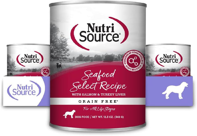 NutriSource Grain Free Chicken Recipe Dog Food, 12.3 Oz, Pack of 12