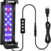 hygger 20w full spectrum aquarium light for freshwater fish tank 30-36 inch with aluminum alloy shell and external controller