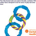 Petstages Dental Links Dog Chew Toy for puppies and adult strong chewers, 8.5" x 4" x 1" rope texture