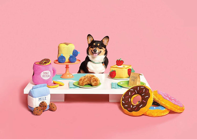 ZippyPaws Burrow - Interactive Dog & Puppy Toy for Boredom, Stimulating Pet Products, Small & Medium Dogs, Popcorn Bucket