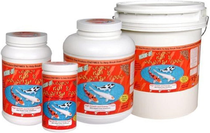Microbe-Lift High Growth and Energy Fish Food Pellets for Ponds, Water Gardens, and Fountains, 5.25 lbs, Safe for Goldfish and Koi