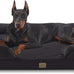 Bedfolks Orthopedic Dog Sofa Bed for Small Dogs, Waterproof Egg Foam Couch with Removable Washable Cover, Light Grey, 24"x18"x6"