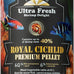 Royal Cichlid Premium Sinking Fish Food, 16 oz, Wild Sword Prawns, All Natural, Large Tropical Fish, Carnivore Pellets