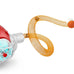 jkanti interactive cat toys for indoor cats 3rd generation agile moving cat ball with elastic mesh tail orange orange