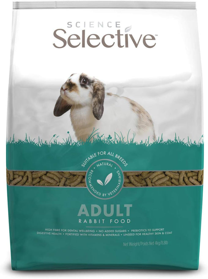 Supreme Petfoods Science Selective House Rabbit Food Brown 52.8 oz Timothy Hay Formula
