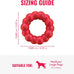 kong natural rubber ring toy for medium large dogs - durable chew toy supports healthy dental habits