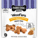 Three Dog Bakery grain-free 'Woof'ers, peanut butter & banana flavor, soft-baked dog treats for puppies, seniors, and all sizes