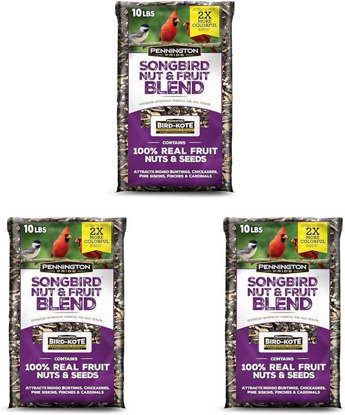 Pennington Pride songbird wild bird seed 10-lb bag advanced nutrition formula bird food