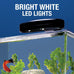 Tetra 3-gallon cube-shaped aquarium kit with pedestal base, LED light, and filter for small tropical fish
