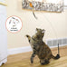 Whiskertons Interactive Bird Simulation Cat Toy Set for Indoor Cats with Suction Base, 5 Replacement Birds, Feathers & Bells