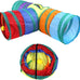 32Pcs Cat Toys Kitten Interactive Pet Toys Assortments, Foldable Rainbow Tunnel, Teaser Wand Fluffy Mouse Crinkle Balls Bell Play for Kitty Cats