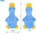 Best Pet Supplies Interactive Squeaky Dog Chew Toy, Crinkle Duck, Blue, Large, for Small, Medium & Large Dogs, and Fetch Lovers