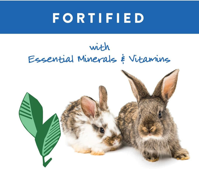 Small World Rabbit Complete Feed Pellets, Fortified with Essential Vitamins & Minerals, 10 lb Resealable Bag