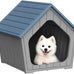 drato dog house indoor outdoor durable resin material houses for small dogs weatherproof cozy shelter