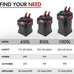 Pondforse canister filter,  external aquarium filter with ultra-quiet circulation and media for fish tanks and aquariums