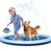 Vistop 67" Non-Slip Splash Pad for Kids and Dogs with Thickened Sprinkler Pool and Fun Fountain Play Mat