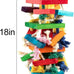 Natural Wood Bird Toys for Macaws, African Grey, Amazon Parrots, 18 inch, Non-Toxic, Chewing and Climbing