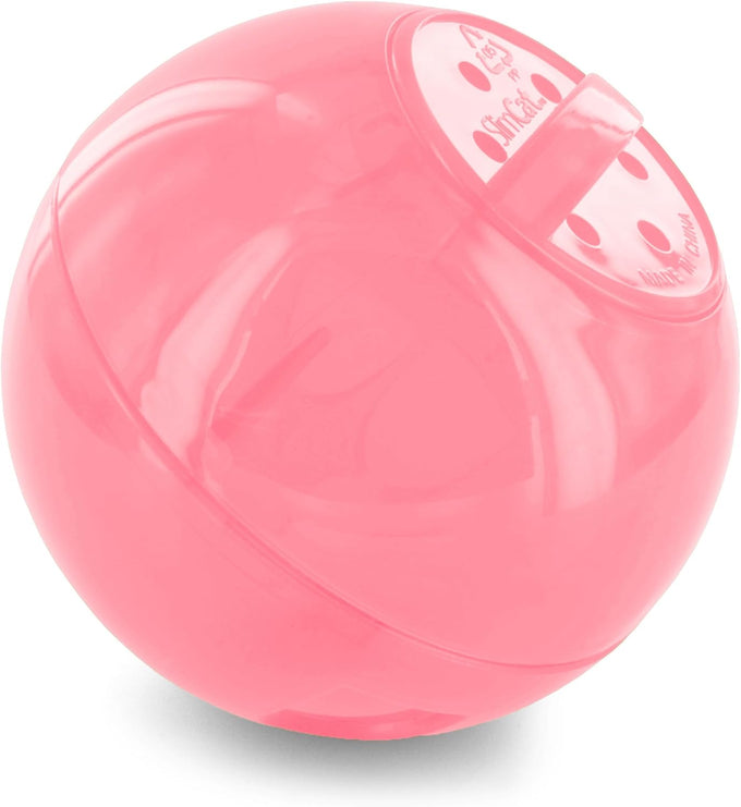 PetSafe Slimcat Slow Feeder Ball for Cats - Interactive Puzzle Game with Adjustable Openings and Portion Control (Blue)