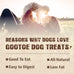 Gootoe chicken breast dog training treats high-protein gluten-free hypoallergenic grain-free 1 lb
