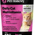 pet honesty cat multivitamin crunchy & creamy chews - supports immune, joint, skin, coat, and digestion health with omega 3s and lysine
