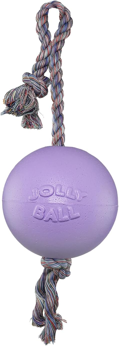 Jolly Pets Romp-n-Roll Dog Toy 8 inches large blue model 608 BL