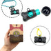 Standard-Sized leak-proof scented doggy waste bags and holder dispenser with carabiner safety lock and fastener