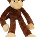 Multipet Swingin 19-inch large plush dog toy with extra long arms and squeakers for hours of entertainment