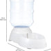 Amazon Basics 1 Gallon Gravity Pet Water Dispenser, Small, Easy to Clean, Gray, for Cat and Dog